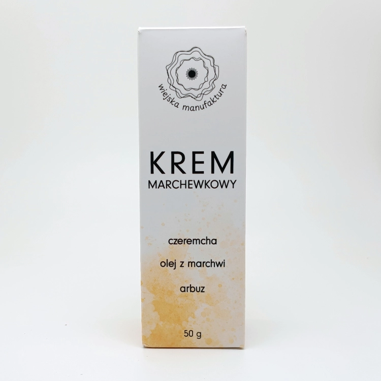 marchewkowy krem do twarzy