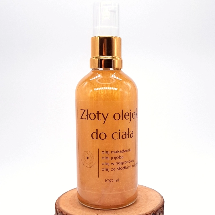 Złoty olejek do ciała